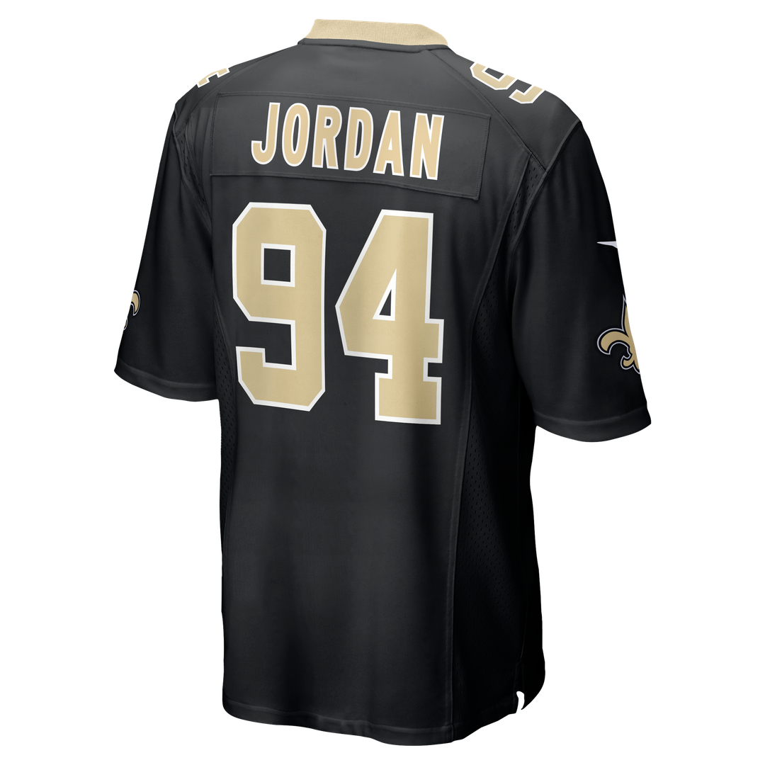 Men's New Orleans Saints Cameron Jordan Nike Black Game product image 3