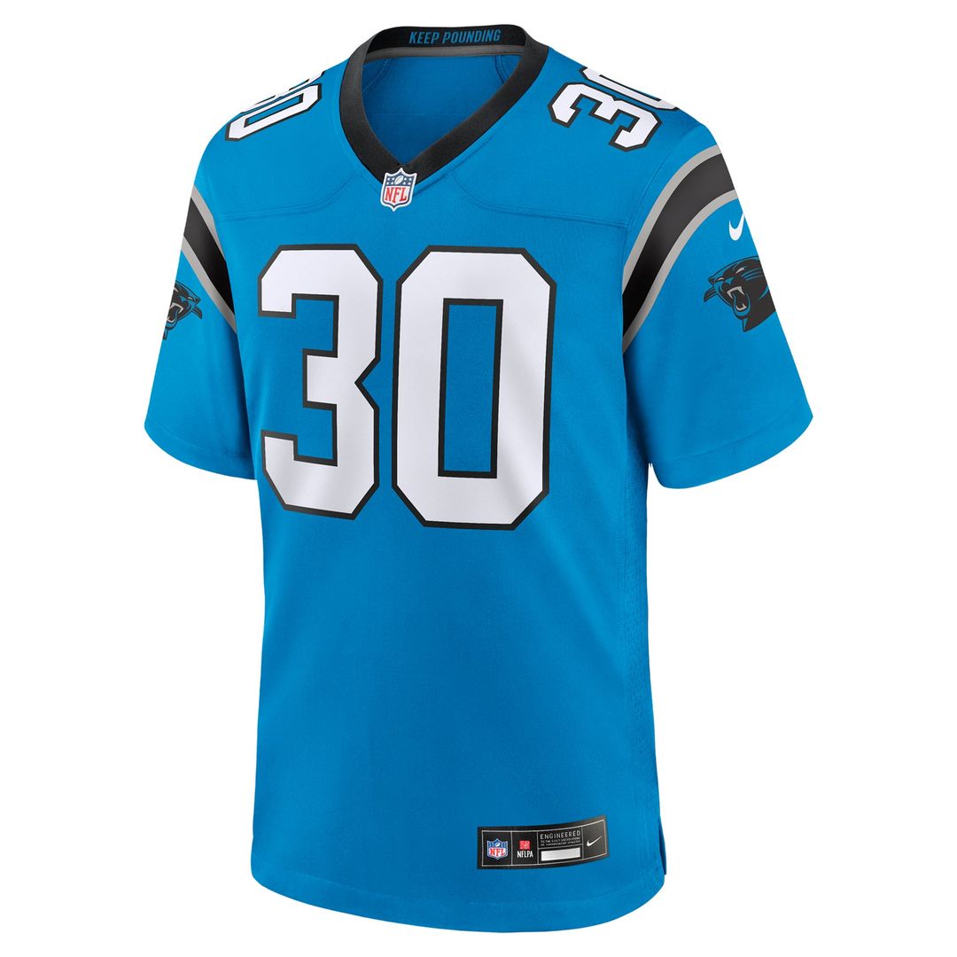 Men's Carolina Panthers Chuba Hubbard Nike Black Team Game product image 14