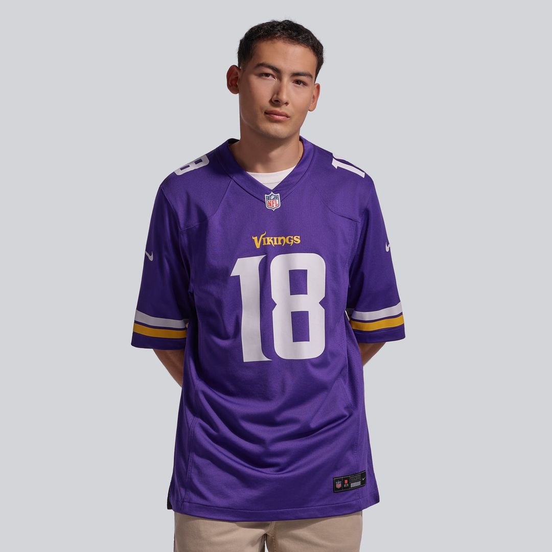 Men's Minnesota Vikings Justin Jefferson Nike Purple Player product image 2