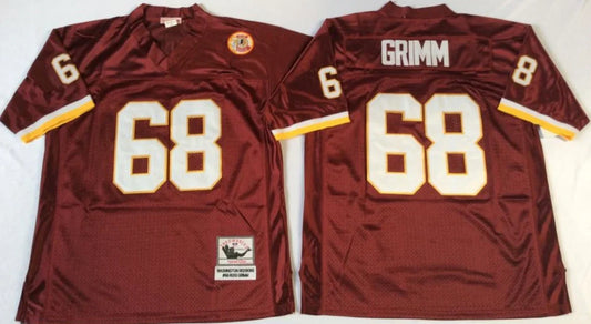 Russ Grimm Washington Redskins Commanders Mitchell & Ness Jersey product image 1, provided for visual reference and product