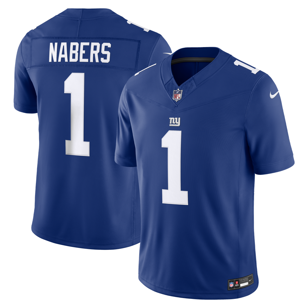 Men's New York Giants Malik Nabers Nike Royal Team Vapor product image 1