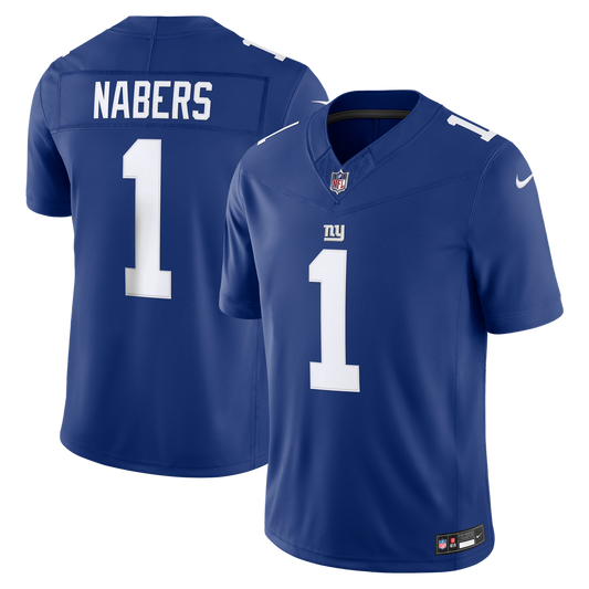 Men's New York Giants Malik Nabers Nike Royal Team Vapor product image 1