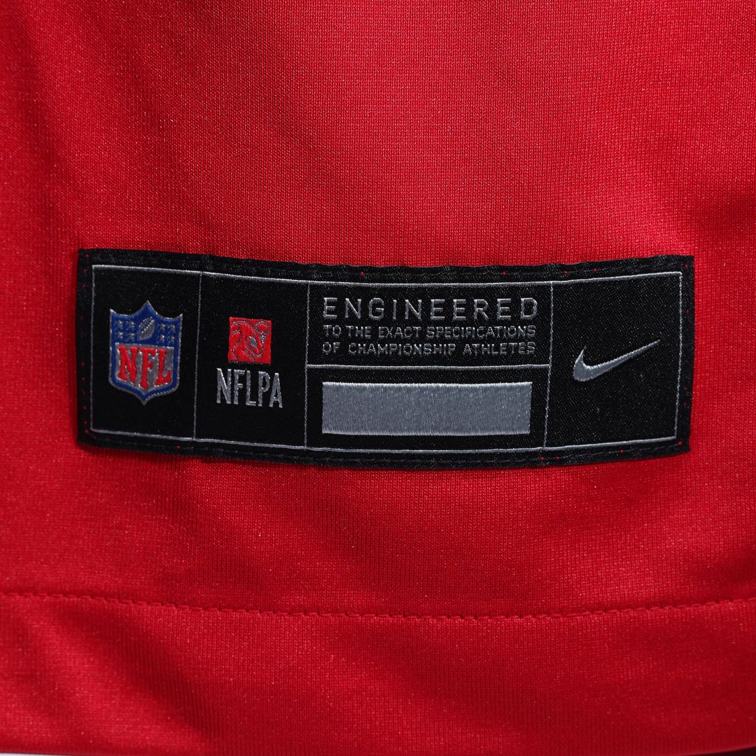 Men's San Francisco 49ers Dominick Puni Nike Scarlet Team product image 6