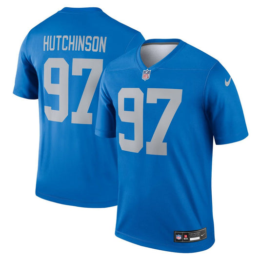 Men's Detroit Lions Aidan Hutchinson Nike Blue Legend product image 1