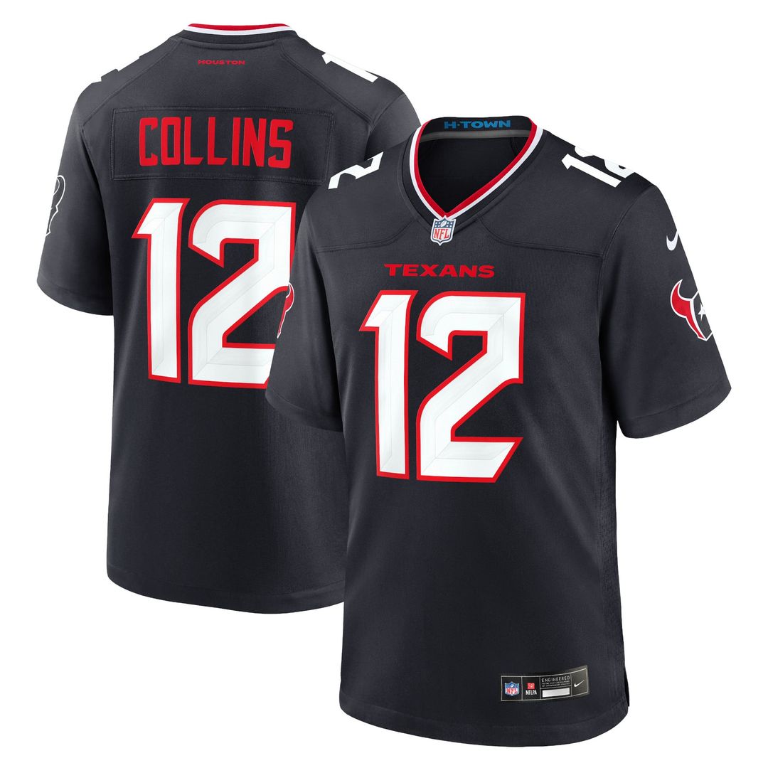 Men's Houston Texans Nico Collins Nike White Game Jersey product image 7