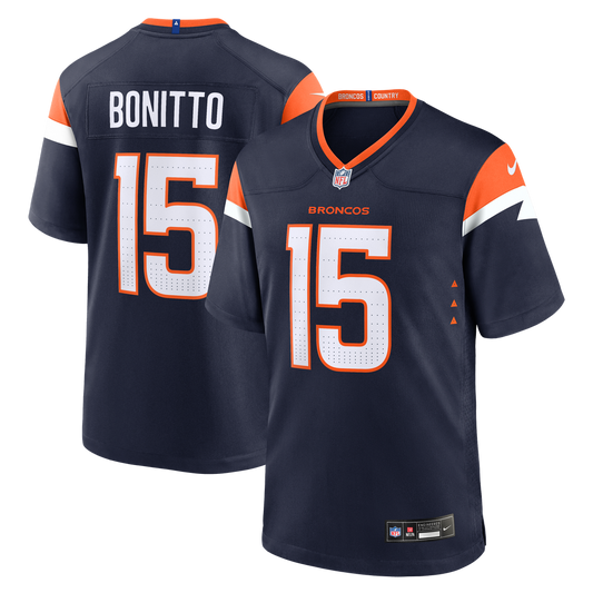Men's Denver Broncos Nik Bonitto Nike Navy Alternate Game product image 1