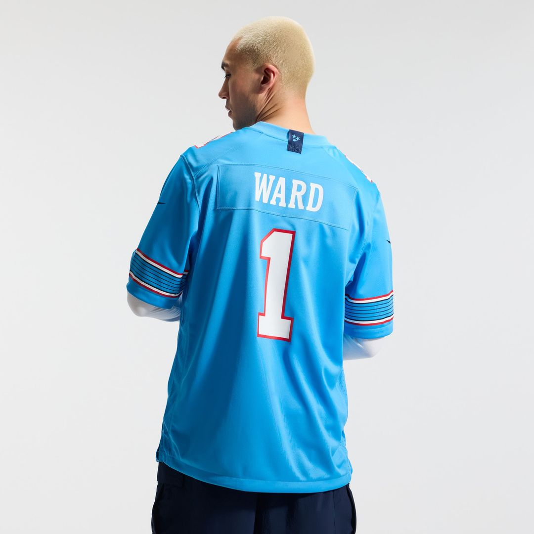 Men's Tennessee Titans Cameron Ward Nike Light Blue Game product image 3