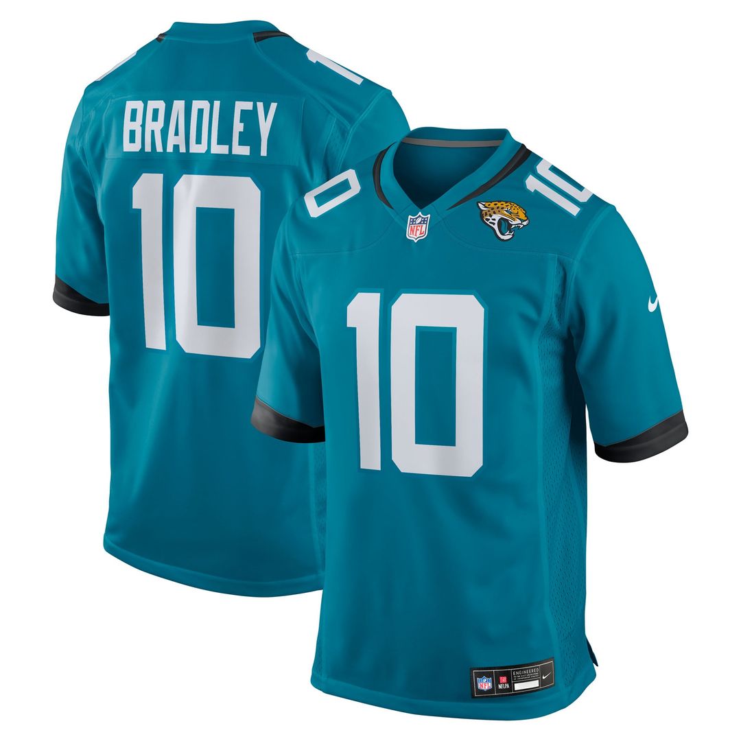Men's Jacksonville Jaguars Carter Bradley Nike Teal Team product image 1