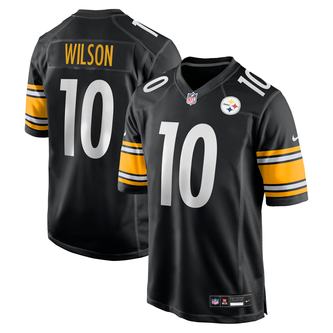 Men's Pittsburgh Steelers Roman Wilson Nike Black Game product image 1