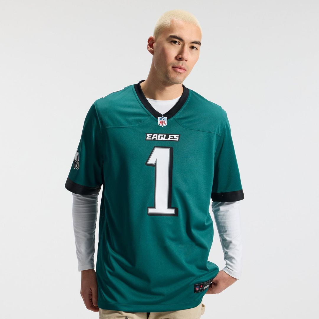 Men's Philadelphia Eagles Jalen Hurts Nike Black Alternate product image 31