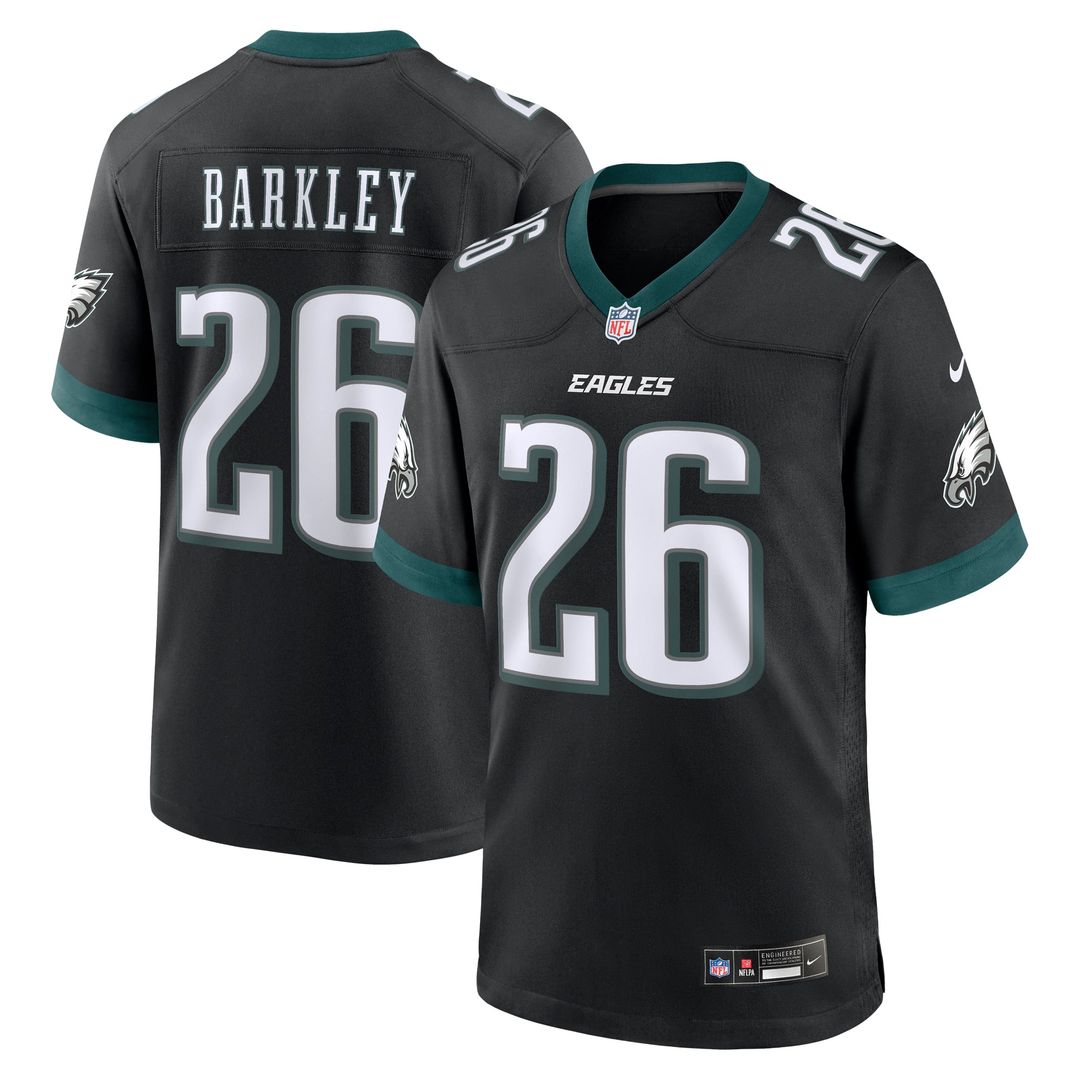 Men's Philadelphia Eagles Saquon Barkley Nike Black product image 1
