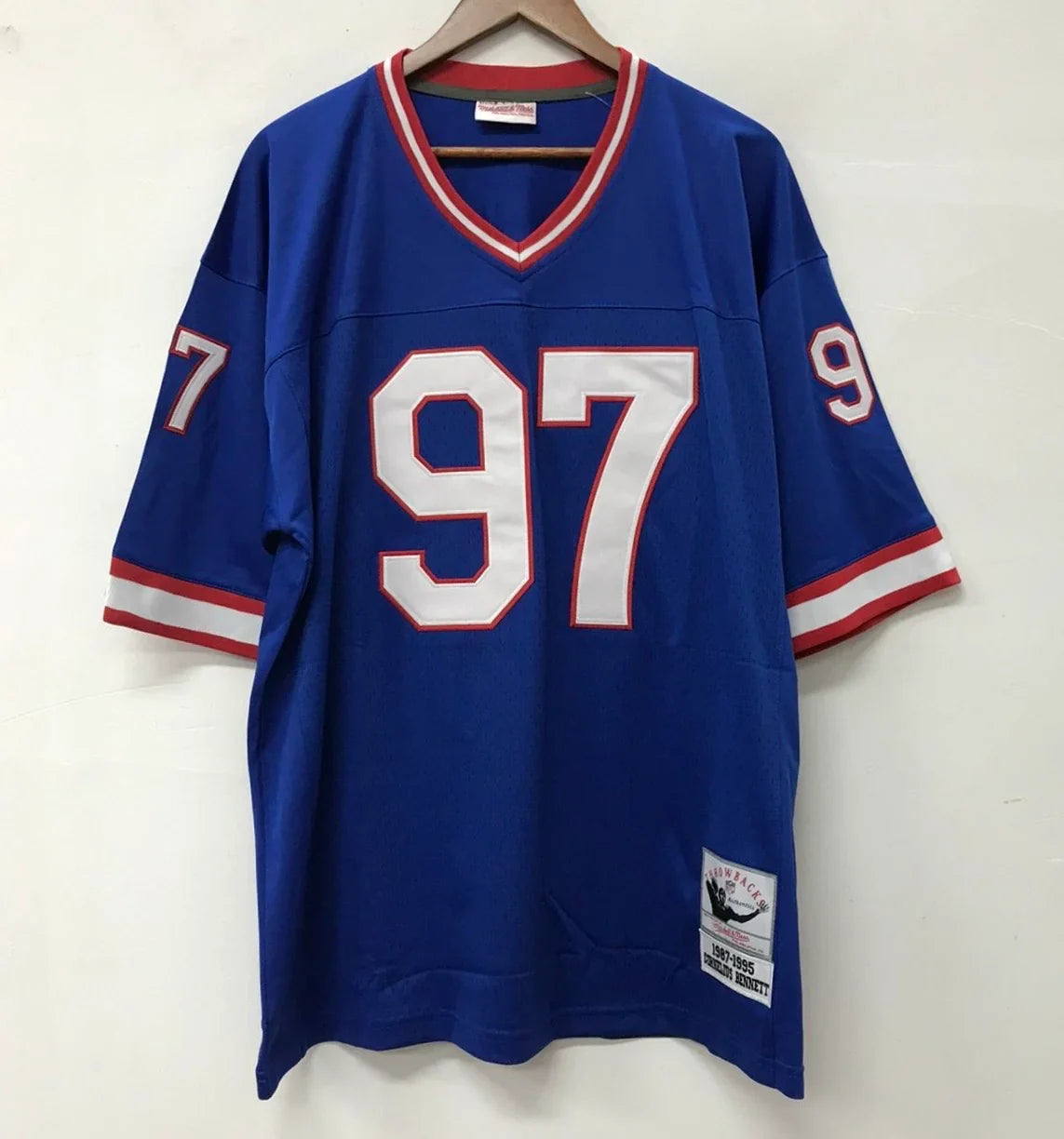 Cornelius Bennett Buffalo Bills NFL Mitchell & Ness Jersey product image 2, provided for visual reference and product detail