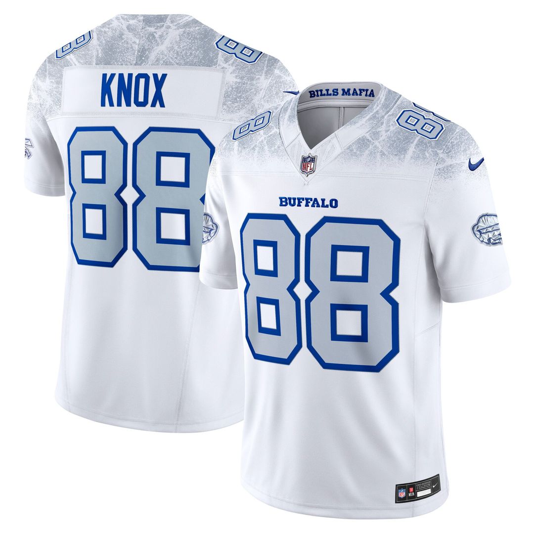 Men's Buffalo Bills Dawson Knox Nike White Rivalries product image 1