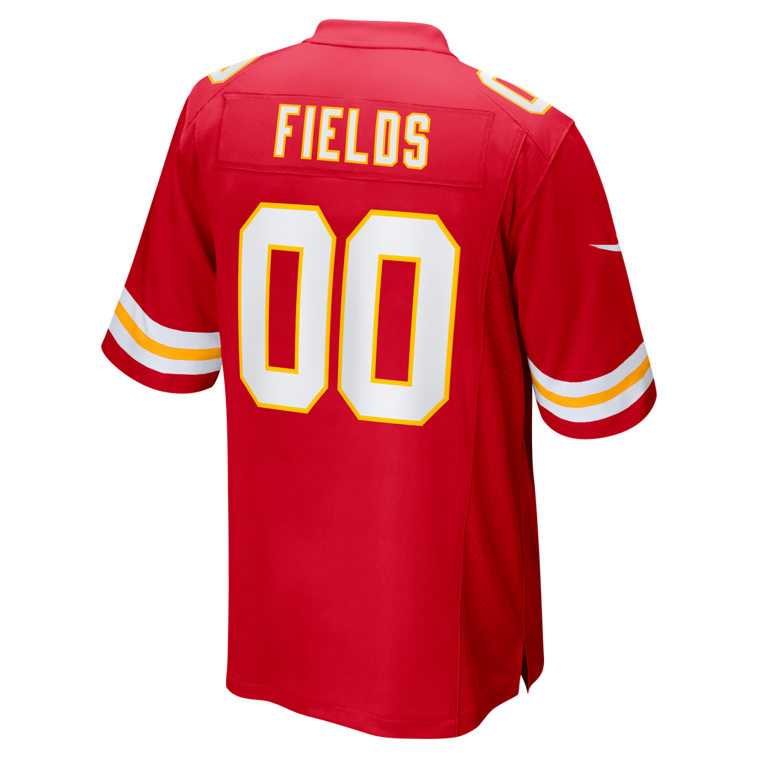 Men's Kansas City Chiefs Justin Fields Nike Red Game Jersey product image 3