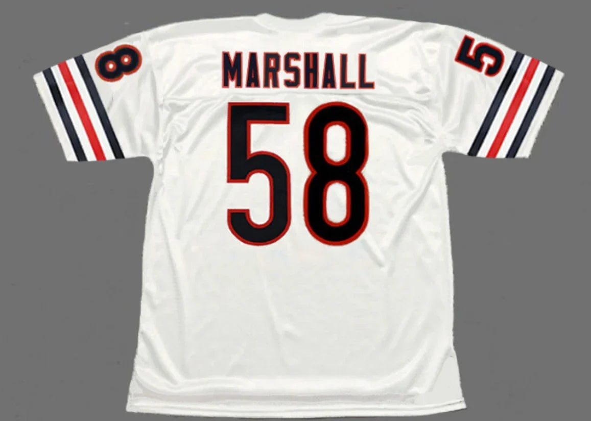 Wilber Marshall Chicago Bears NFL Mitchell & Ness Jersey product image 1, provided for visual reference and product detail