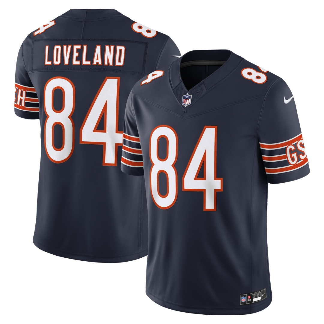 Men's Chicago Bears Colston Loveland Nike Navy Team Vapor product image 1