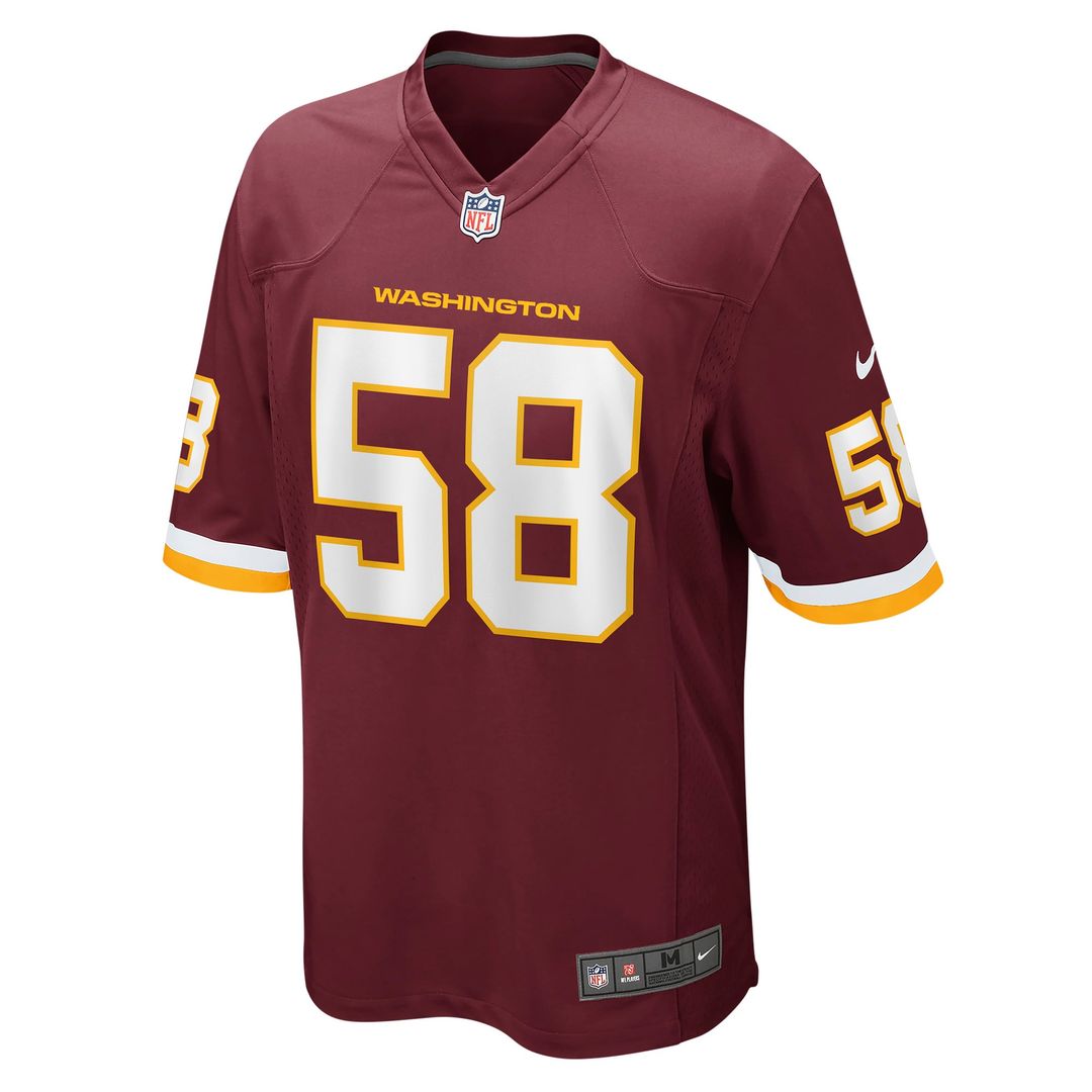 Men's Washington Football Team Shaka Toney Nike Burgundy product image 2