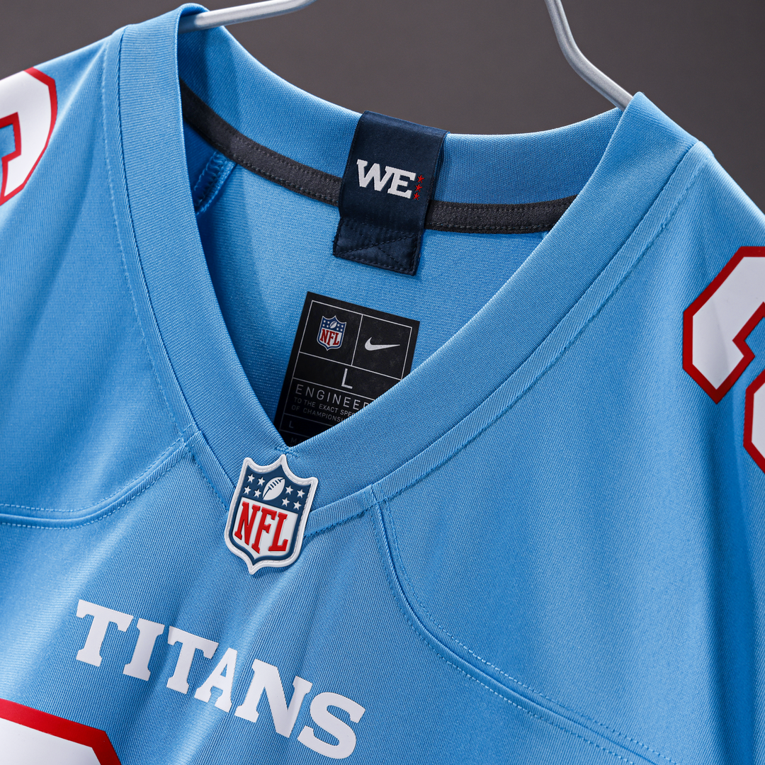 Men's Tennessee Titans Peter Skoronski Nike Light Blue Game product image 4