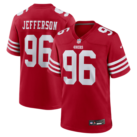 Men's San Francisco 49ers Jordan Jefferson Nike Scarlet product image 1
