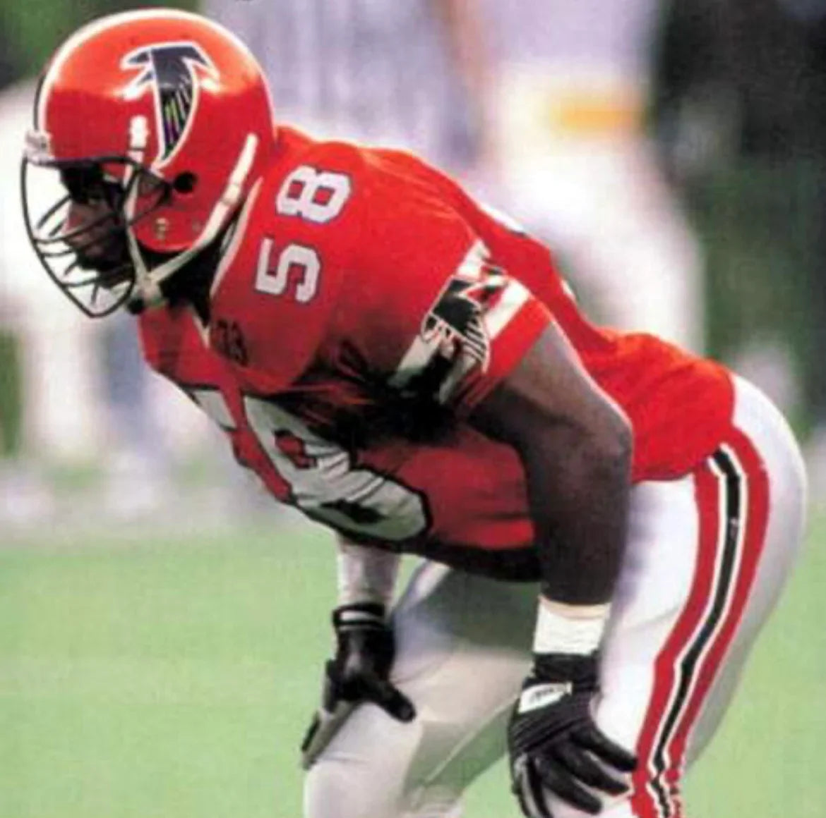 Jesse Tuggle 1989 Atlanta Falcons NFL Mitchell & Ness Jersey product image 4, provided for visual reference and product