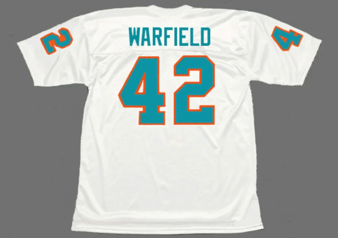 Paul Warfield Miami Dolphins NFL Mitchell & Ness Jersey product image 1, provided for visual reference and product detail