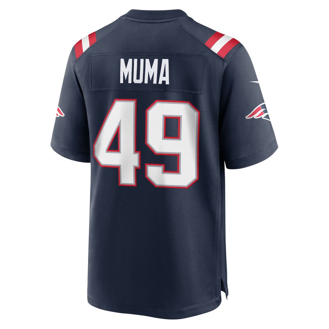 Men's New England Patriots Chad Muma Nike Navy Team Game product image 5
