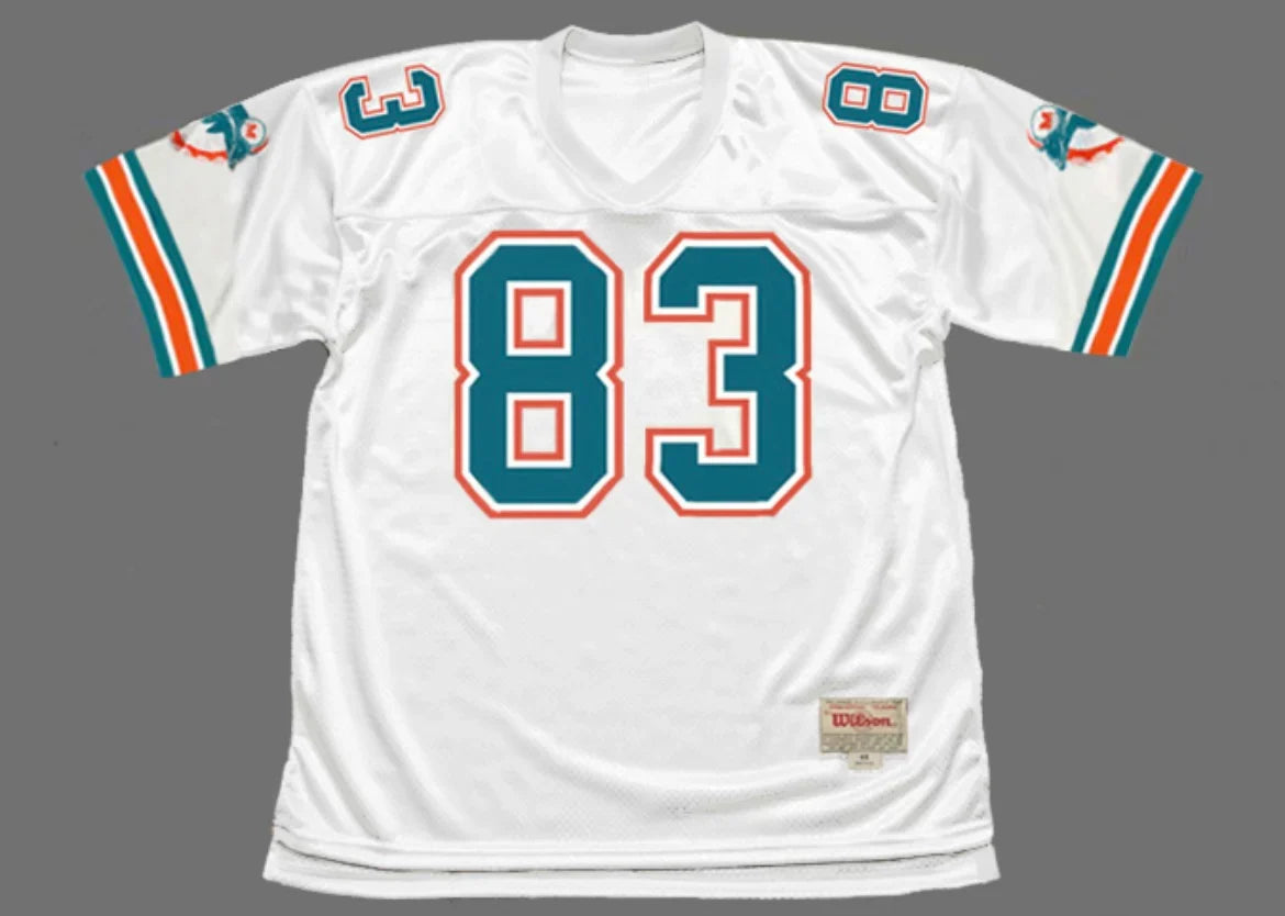 Mark Clayton Miami Dolphins NFL Mitchell & Ness Jersey product image 2, provided for visual reference and product detail