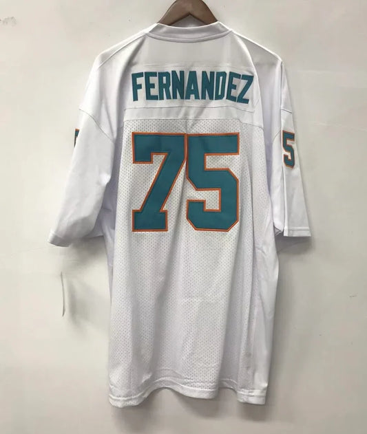 Manny Fernandez Miami Dolphins NFL Mitchell & Ness Jersey product image 1, provided for visual reference and product detail