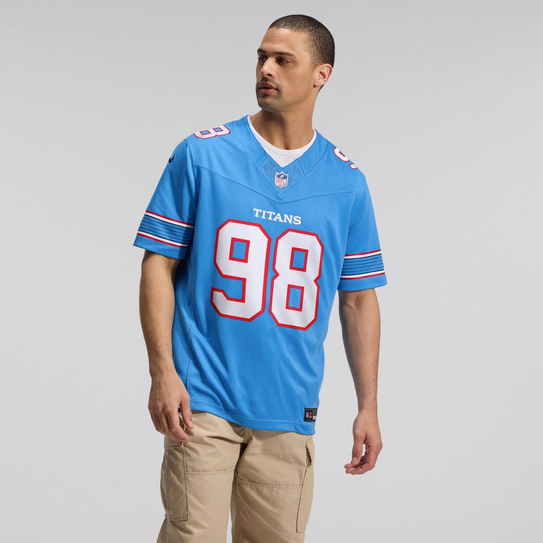 Men's Tennessee Titans Jeffery Simmons Nike White Vapor product image 30