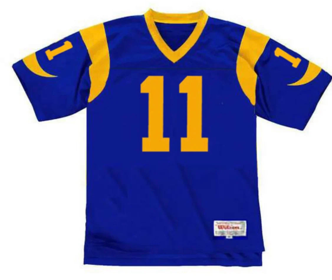 Jim Everett Los Angeles Rams NFL Mitchell & Ness Jersey product image 2, provided for visual reference and product detail