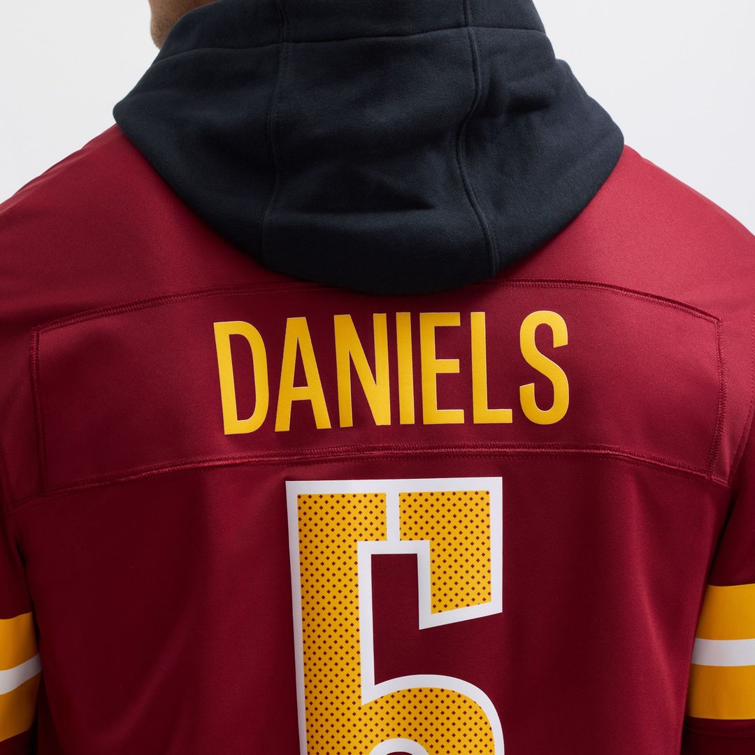 Men's Washington Commanders Jayden Daniels Nike White Vapor product image 24