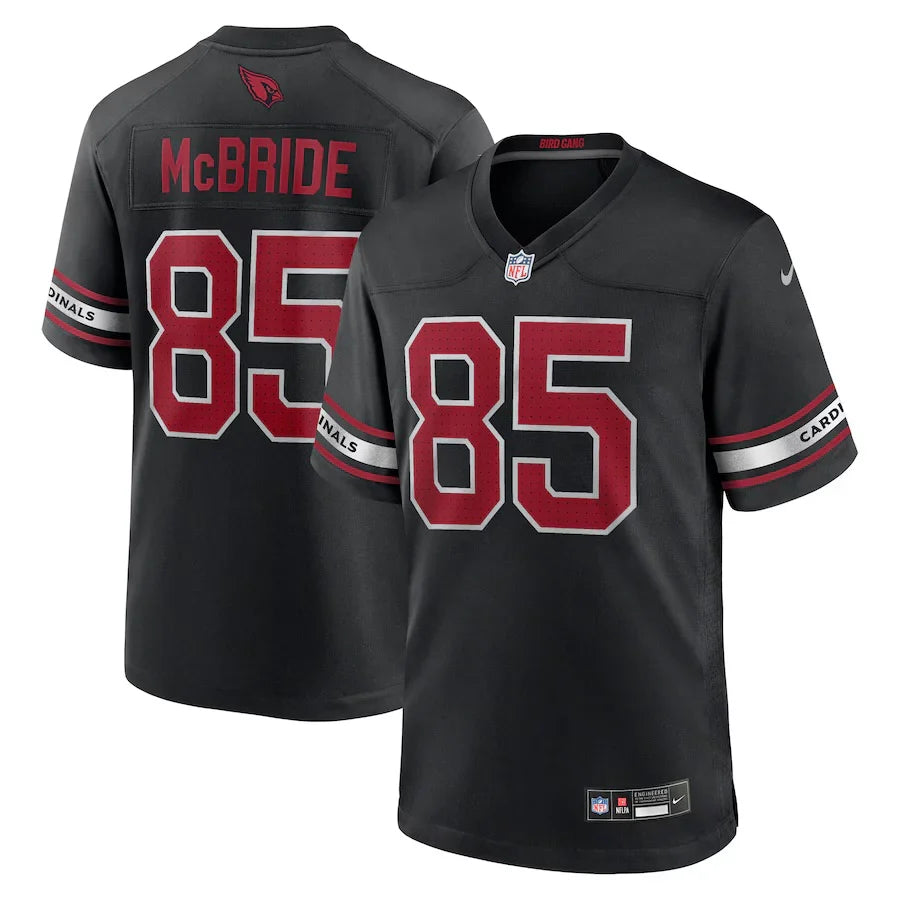 Trey McBride Arizona Cardinals official NFL Nike Jersey black product image 1, provided for visual reference and product