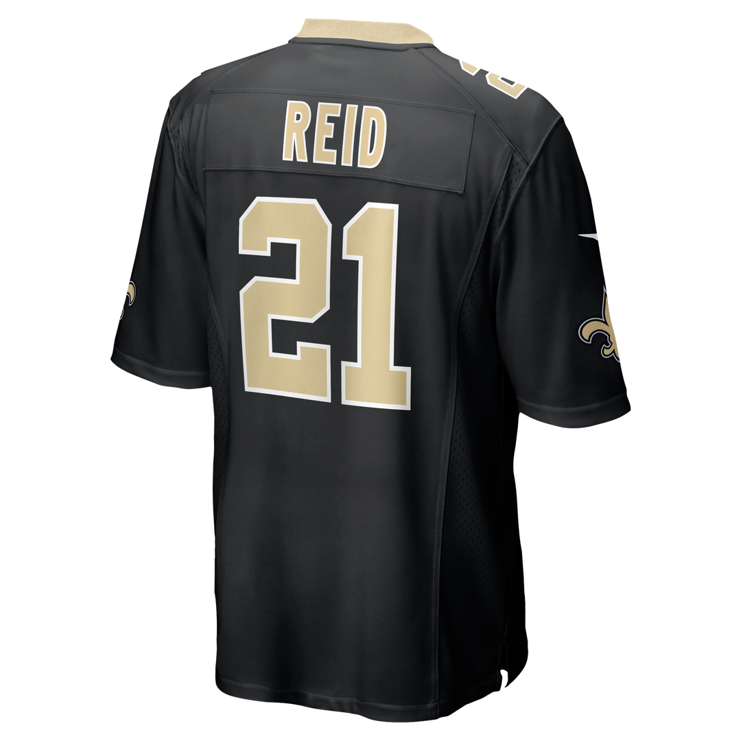 Men's New Orleans Saints Justin Reid Nike Black Team Game product image 3