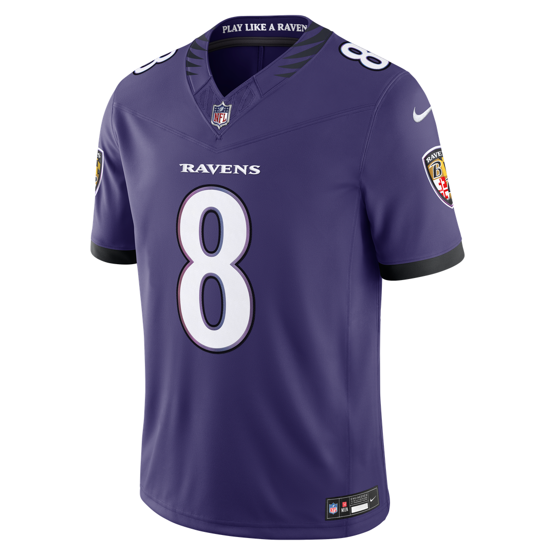 Men's Baltimore Ravens Lamar Jackson Nike White Vapor product image 27