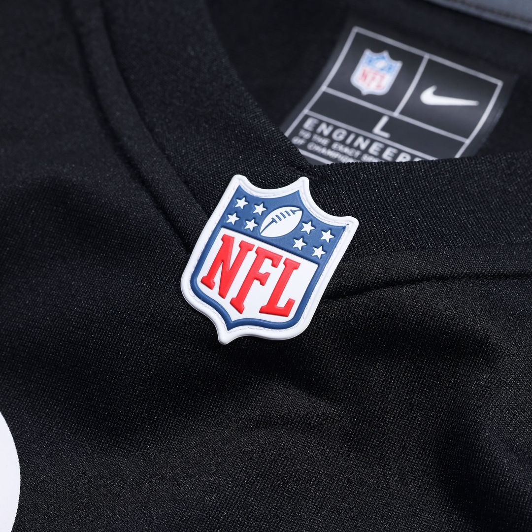 Men's Pittsburgh Steelers Number 1 Dad Nike Black Game product image 4