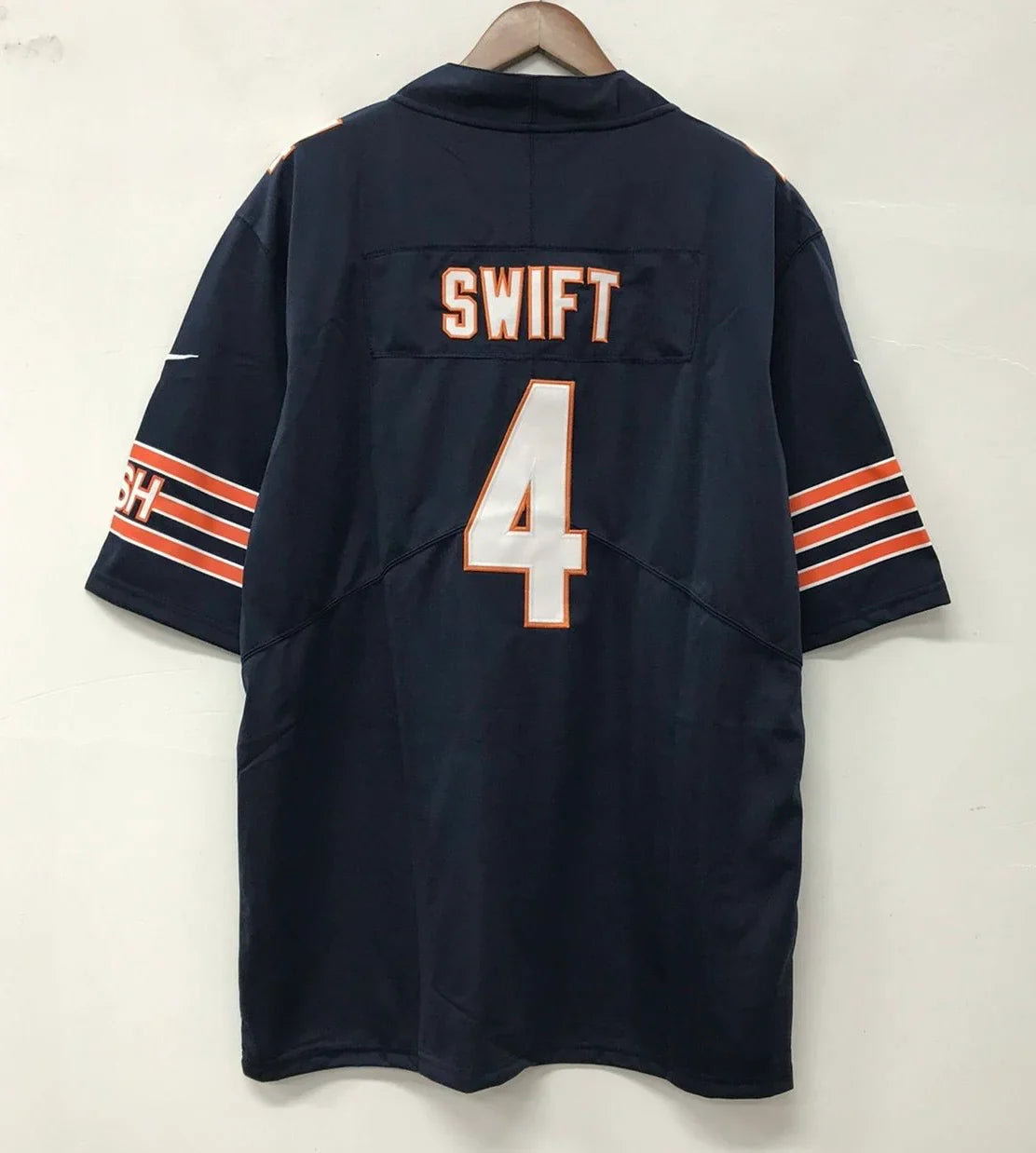 D’Andre Swift Chicago Bears official Nike NFL Jersey product image 1, provided for visual reference and product detail review