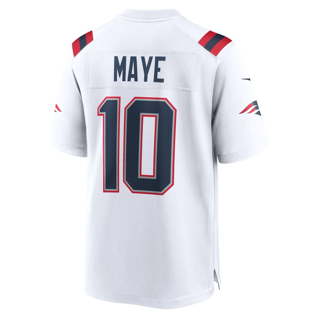 Men's New England Patriots Drake Maye Nike White Player product image 3