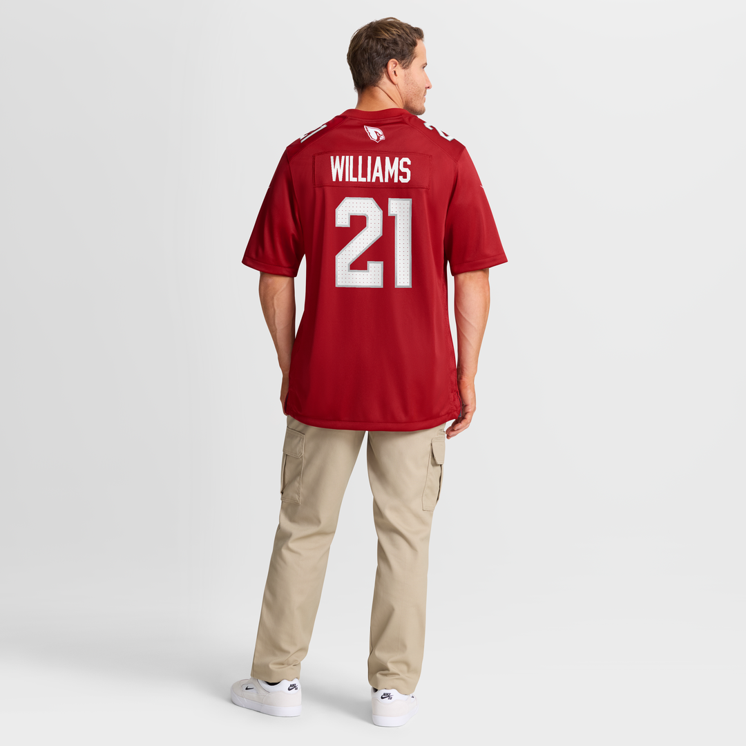 Men's Arizona Cardinals Garrett Williams Nike Cardinal Game product image 7