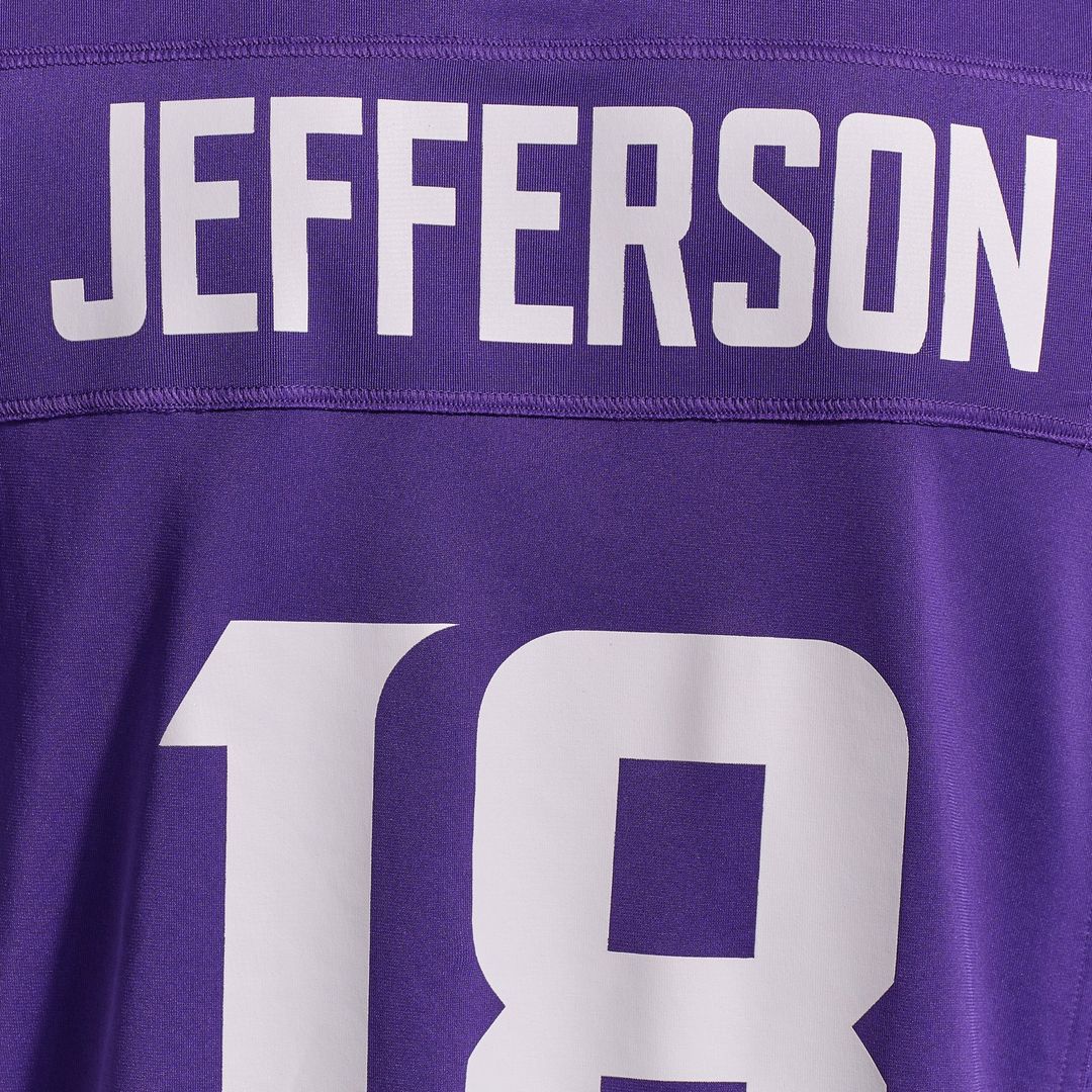 Men's Minnesota Vikings Justin Jefferson Nike Purple Player product image 11