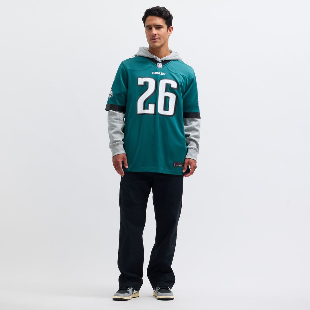 Men's Philadelphia Eagles Saquon Barkley Nike Black product image 18
