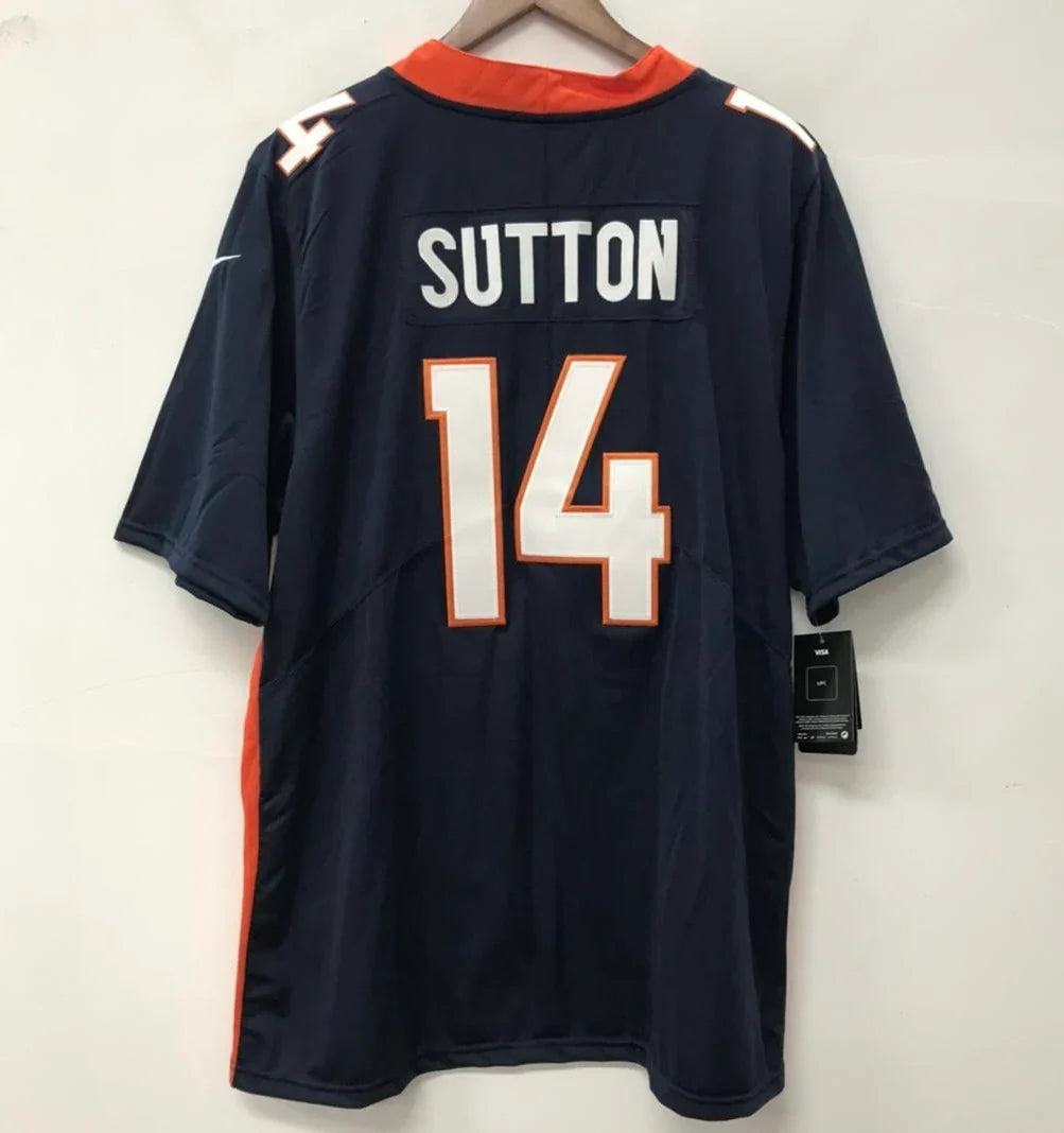 Courtland Sutton Denver Broncos NFL Jersey Nike blue product image 1, provided for visual reference and product detail review