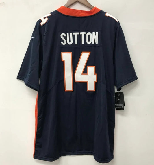 Courtland Sutton Denver Broncos NFL Jersey Nike blue product image 1, provided for visual reference and product detail review