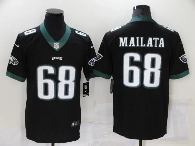 Jordan Mailata Philadelphia Eagles Nike NFL Jersey black product image 1, provided for visual reference and product detail