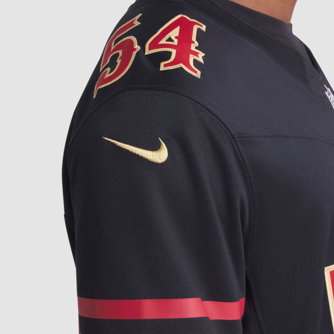 Men's San Francisco 49ers Fred Warner Nike Black Rivalries product image 9
