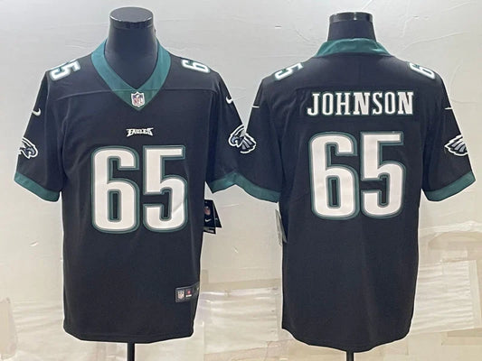 Lane Johnson Philadelphia Eagles Nike NFL Jersey black product image 1, provided for visual reference and product detail