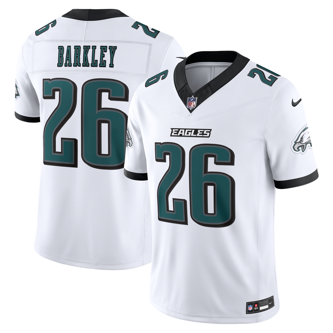 Men's Philadelphia Eagles Saquon Barkley Nike White Vapor product image 14