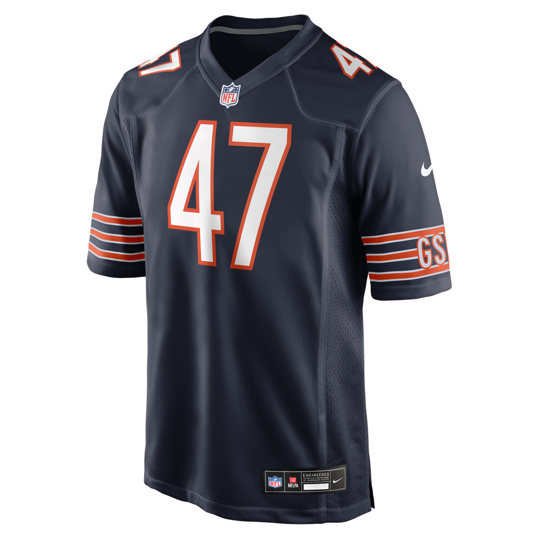 Men's Chicago Bears Ruben Hyppolite II Nike Navy Team Game product image 4