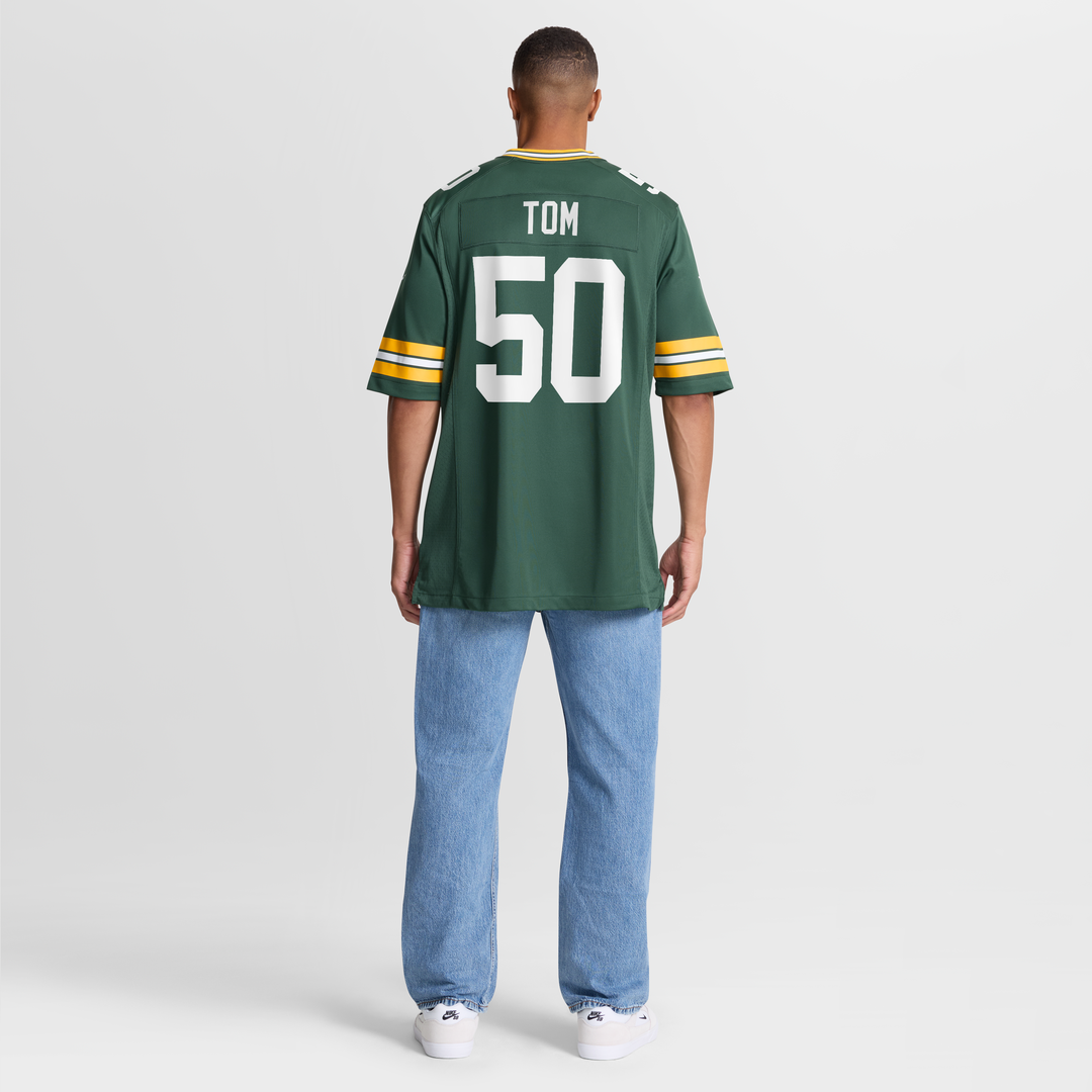 Men's Green Bay Packers Zach Tom Nike Game Player Jersey product image 8