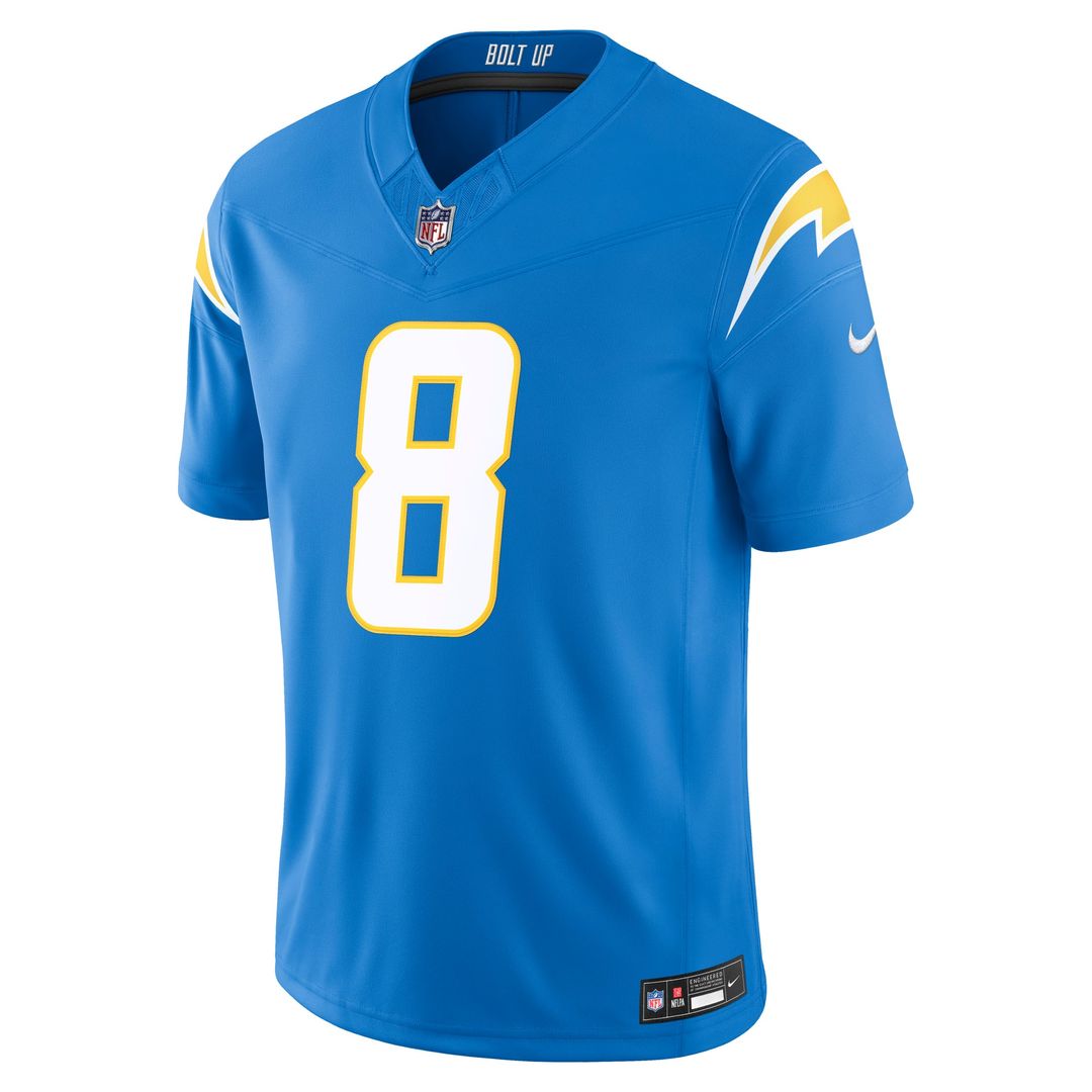 Men's Los Angeles Chargers Omarion Hampton Nike Powder Blue product image 2