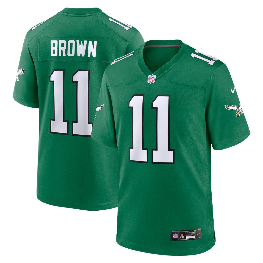 Men's Philadelphia Eagles A.J. Brown Nike Midnight Green product image 13